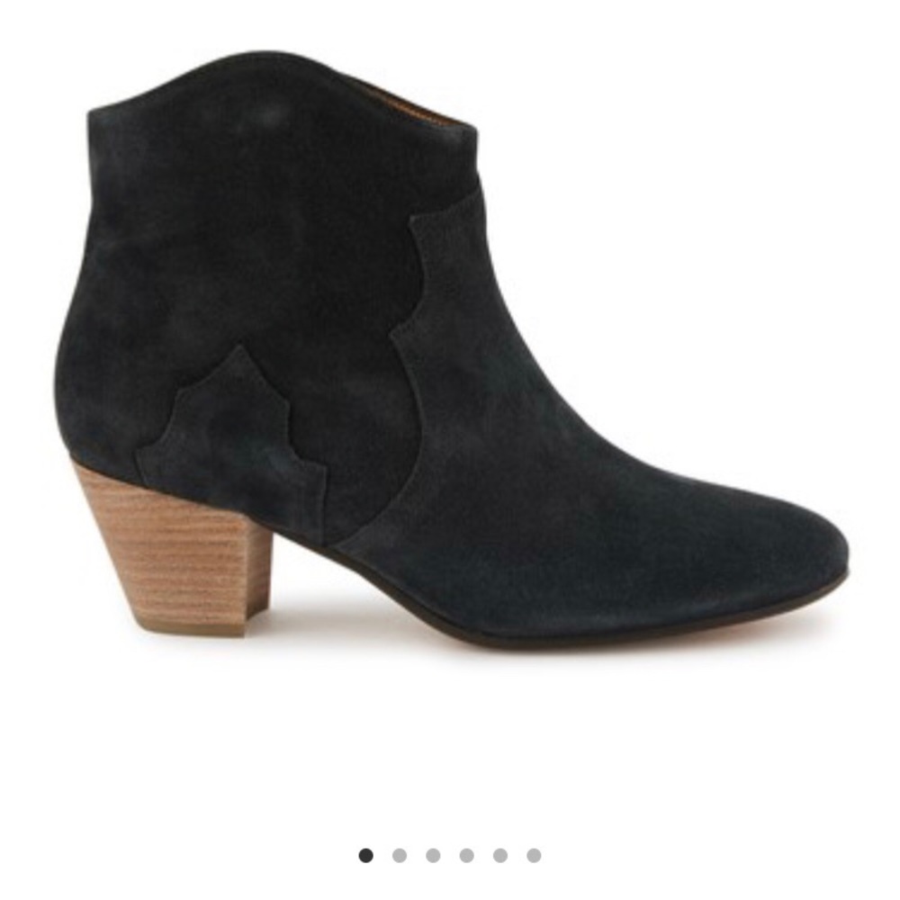Isabel Marant Etoile Dicker Suede Ankle Boots - Picture 5 of 6